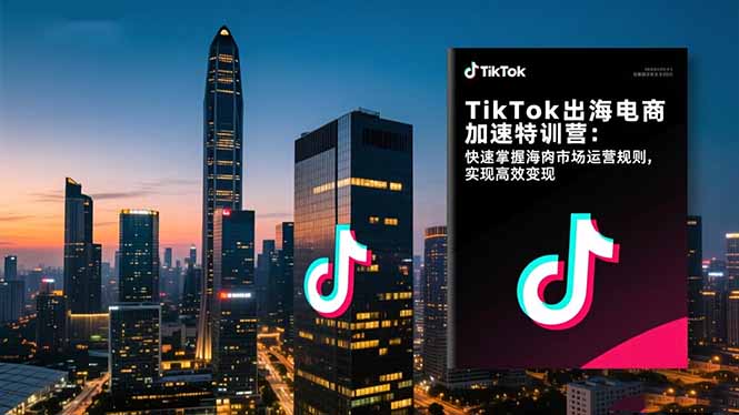 （16535期）TikTok出海电商加速特训营：快速掌握海外市场运营规则，实现高效变现_天恒副业网