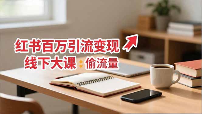 （16661期）小红书百万引流变现-11月线下大课：分享从0到百万引流路径，手把手教偷流量、拿结果_天恒副业网