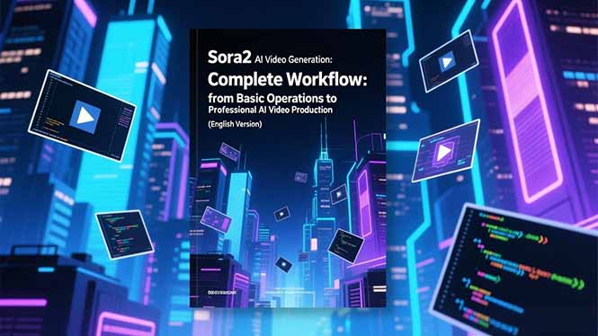 Sora2 AI视频生成的系统教程(英文版):从基础操作到专业级AI视频制作的完整工作流_天恒副业网