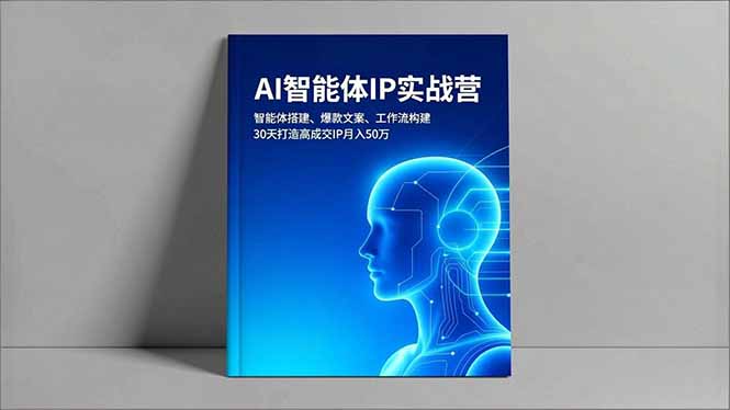 (16689期)AI智能体IP实战营,智能体搭建、爆款文案、工作流构建,30天打造高成交IP月入50万_天恒副业网