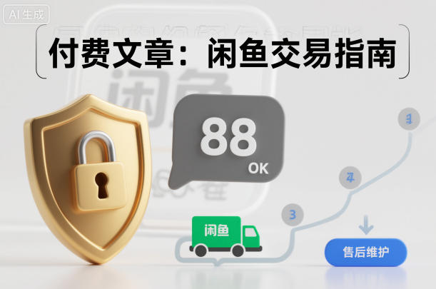 付费文章:闲鱼交易指南,怎么才能降低被坑被马扁的概率_天恒副业网