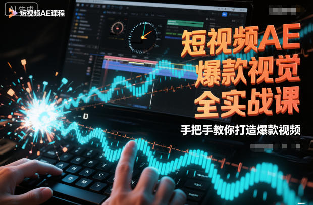 短视频AE爆款视觉全实战课,手把手教你打造爆款视频_天恒副业网