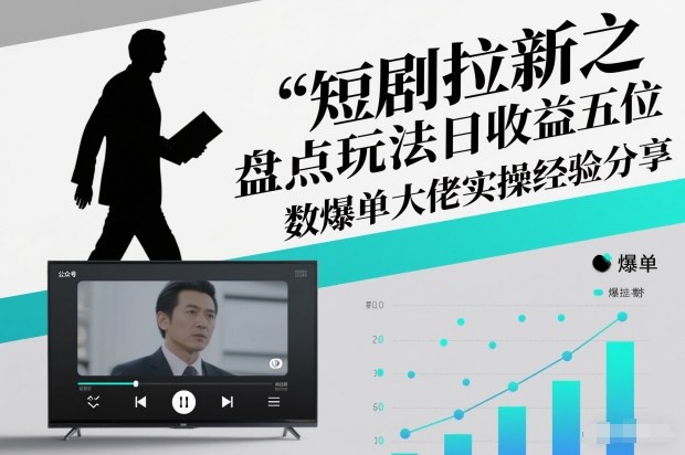 短剧拉新之盘点玩法日收益五位数爆单大佬实操经验分享_天恒副业网