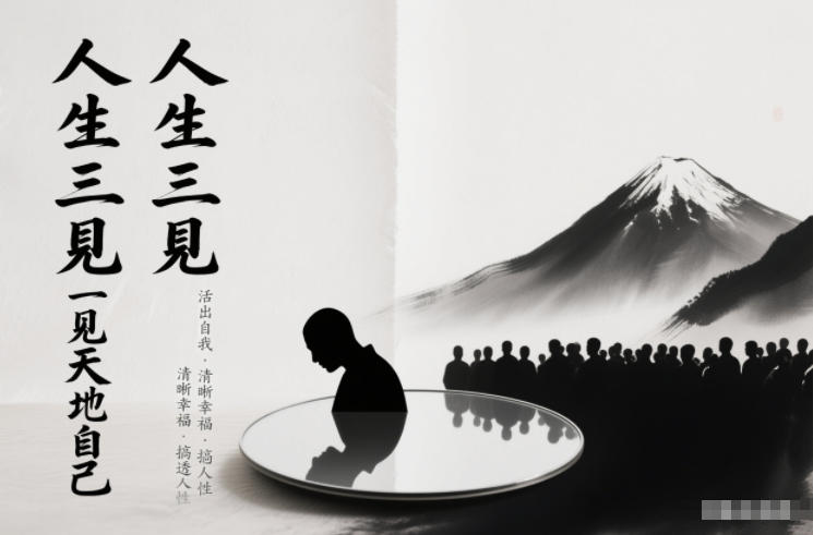 人生三见一见天地见众生见自己,活出自我拥有清晰幸福人生,搞透人性_天恒副业网