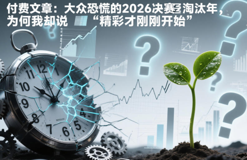 付费文章：大众恐慌的2026决赛淘汰年，为何我却说“精彩才刚刚开始”？_天恒副业网