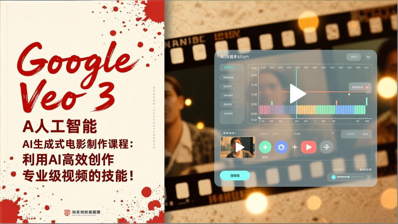 Google Veo 3人工智能AI生成式电影制作课程:利用AI高效创作专业级视频的技能!_天恒副业网