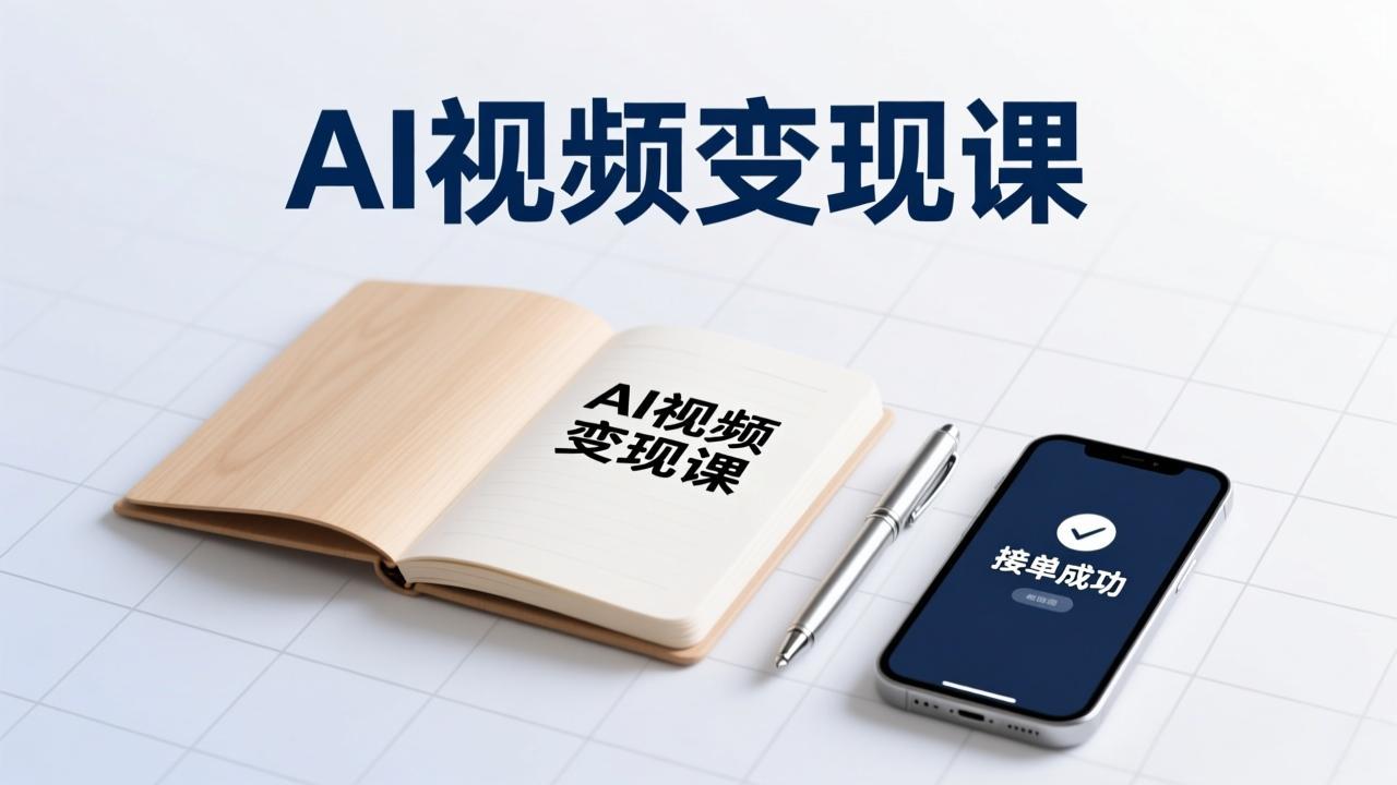 AI视频变现课,学完即可创作短片、接商单,实现副业增收,单项目报价可达千元_天恒副业网