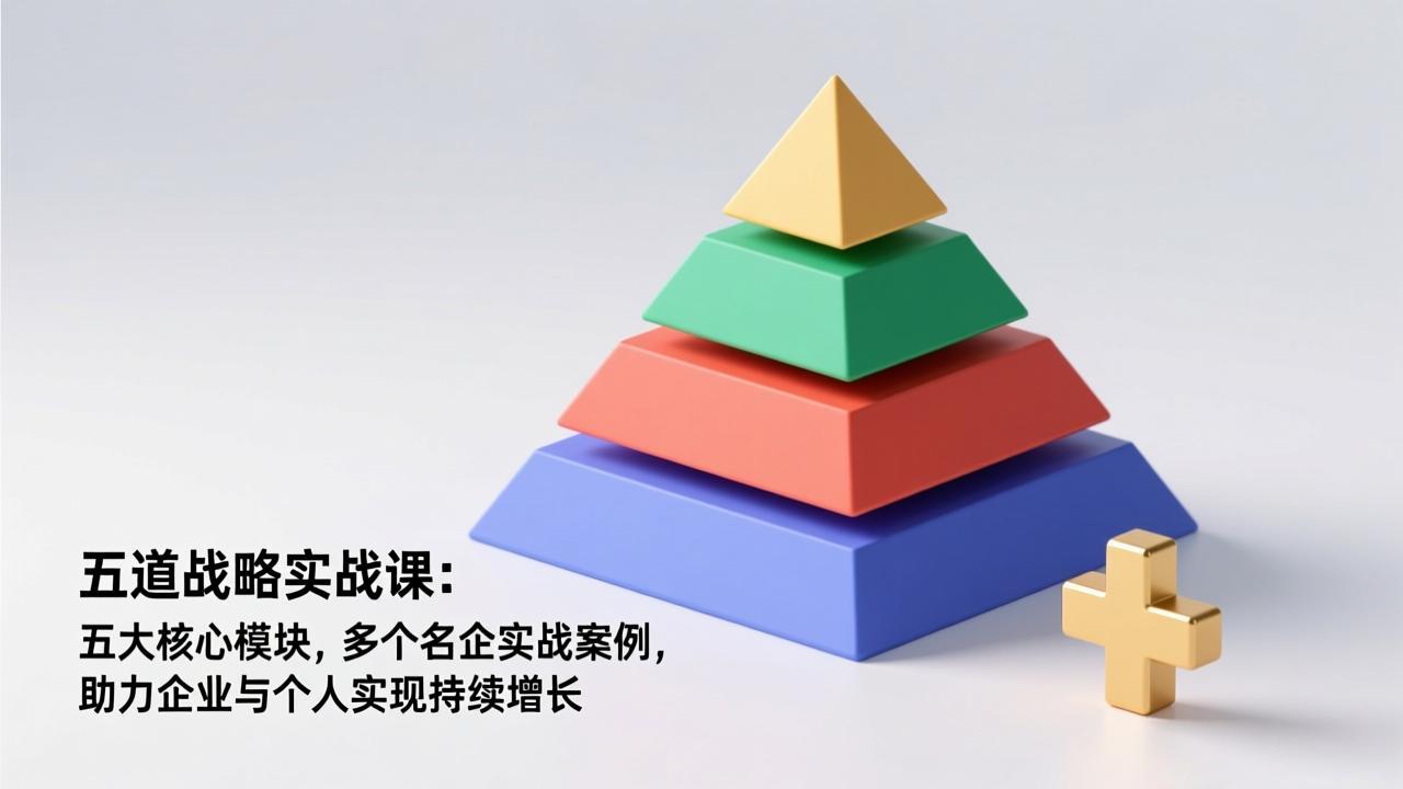 五道战略实战课:五大核心模块,多个名企实战案例,助力企业与个人实现持续增长_天恒副业网