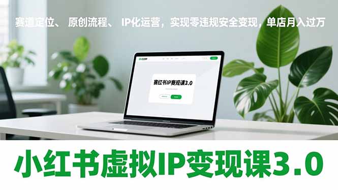(17029期)小红书虚拟IP变现课3.0,赛道定位、原创流程、IP化运营,实现零违规安全变现,单店月入过万_天恒副业网