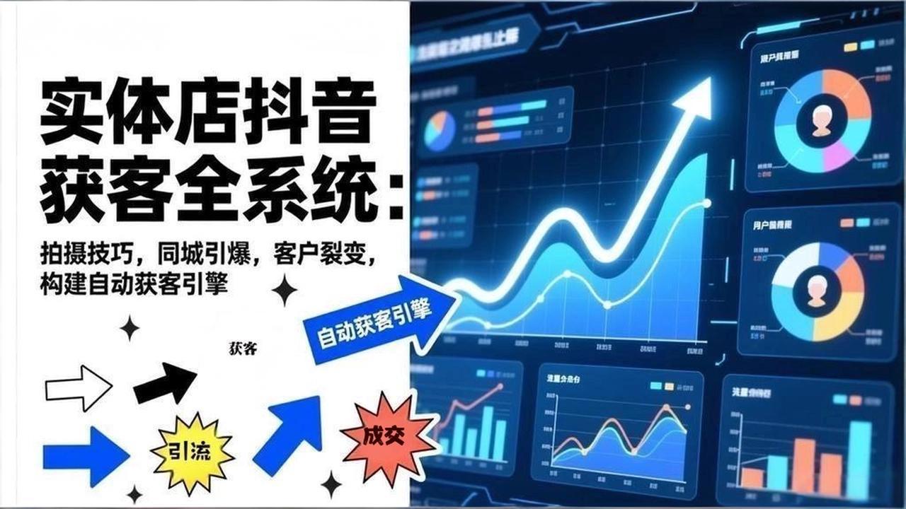 (17090期)2026实体店抖音获客全系统:拍摄技巧,同城引爆,客户裂变,构建自动获客引擎_天恒副业网