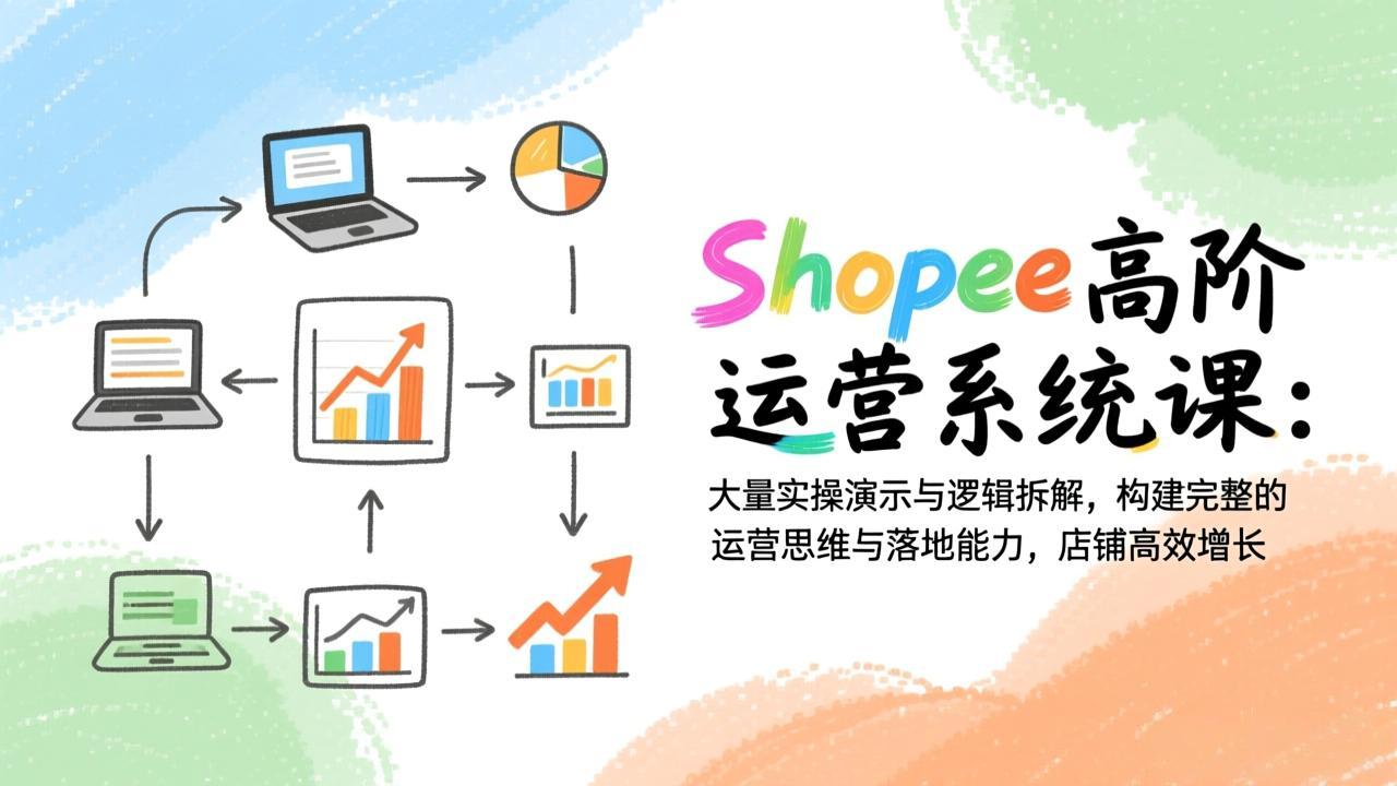 (17124期)Shopee高阶运营系统课:大量实操演示与逻辑拆解,构建完整的运营思维与落地能力,店铺高效增长_天恒副业网
