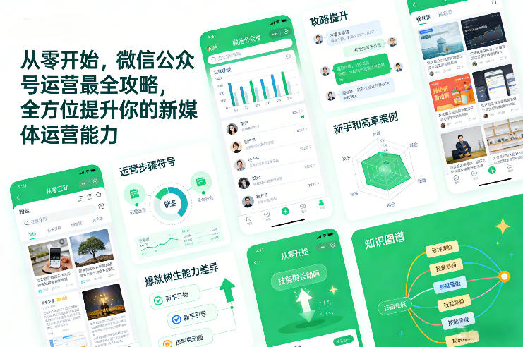 从零开始,微信公众号运营最全攻略,全方位提升你的新媒体运营能力_天恒副业网