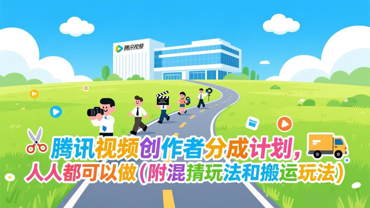 腾讯视频创作者分成计划,人人都可以做(附混剪玩法和搬运玩法)_天恒副业网