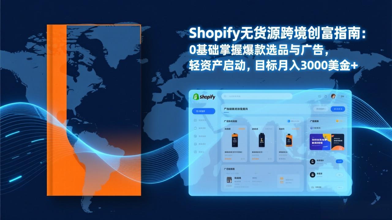(17238期)Shopify爆款打法实战:从选品到广告投放,复制爆款模型,驱动独立站月销售额破万刀_天恒副业网