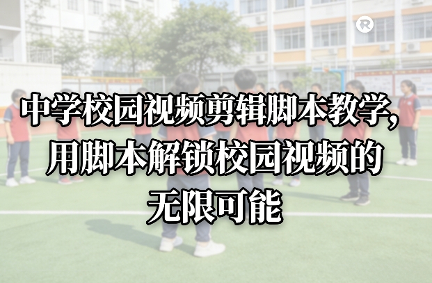 中学校园视频剪辑脚本教学，用脚本解锁校园视频的无限可能_天恒副业网