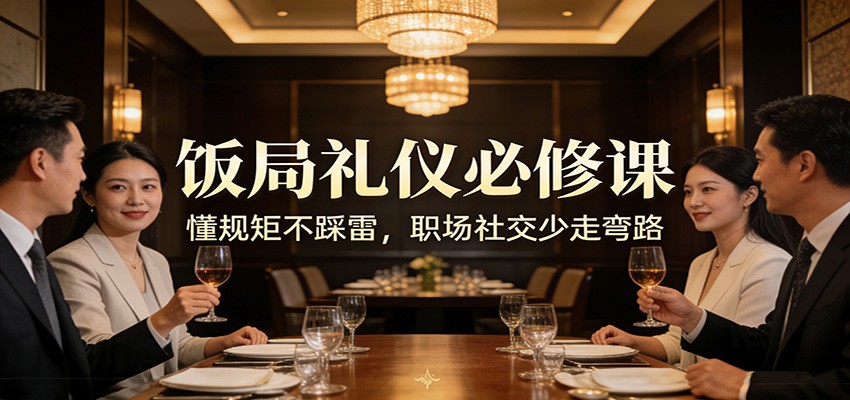 公众号收费文章：《饭局礼仪必修课：懂规矩不踩雷，职场社交少走弯路》_天恒副业网